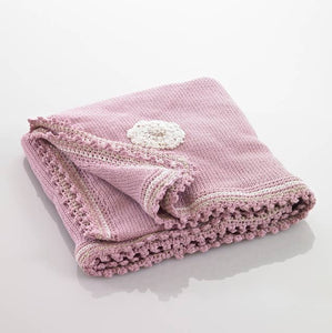 Pink Organic Dusky Blanket