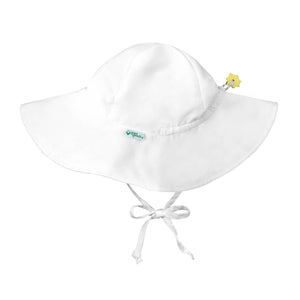 Brim Sun Protection Hat - White, 9-18m