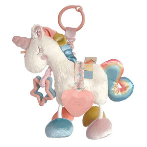 Unicorn Activity Plush Silicone Teether Toy