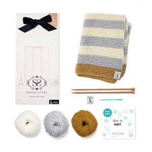 Stitch & Story + Sophie la Girafe- Knitting Kits