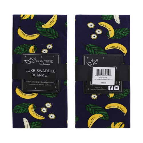 Go Bananas Luxe Swaddle Blanket